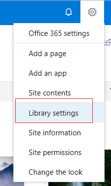 Library Setting Library setting