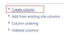 Create Column create column